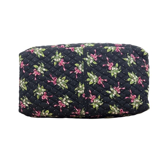 Vera Bradley  Floral Quilted Shoulder Strap & Handles Weekender Satchel Bag Sz L - Picture 7 of 13